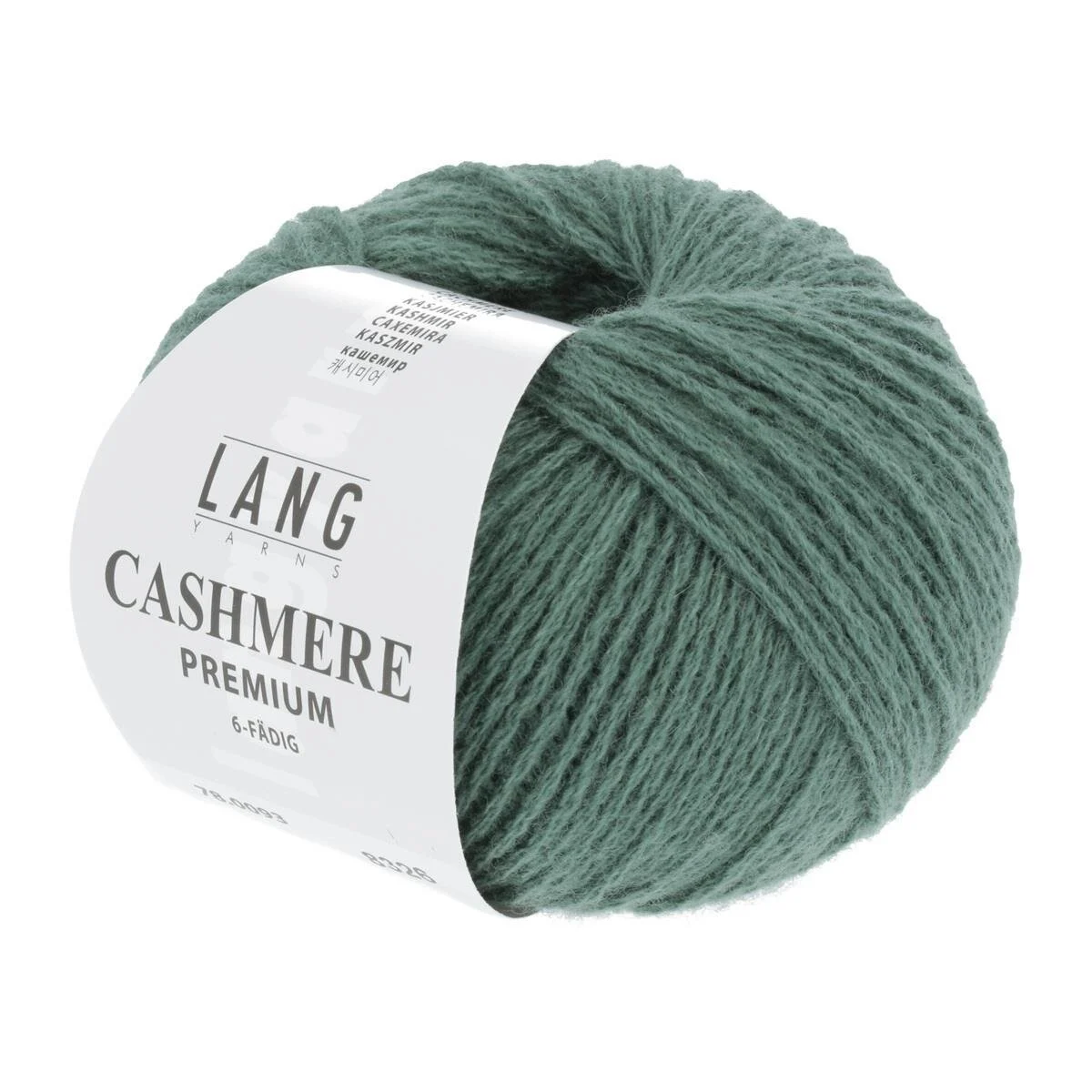 Lang Yarns - Cashmere Premium 0093 efeu