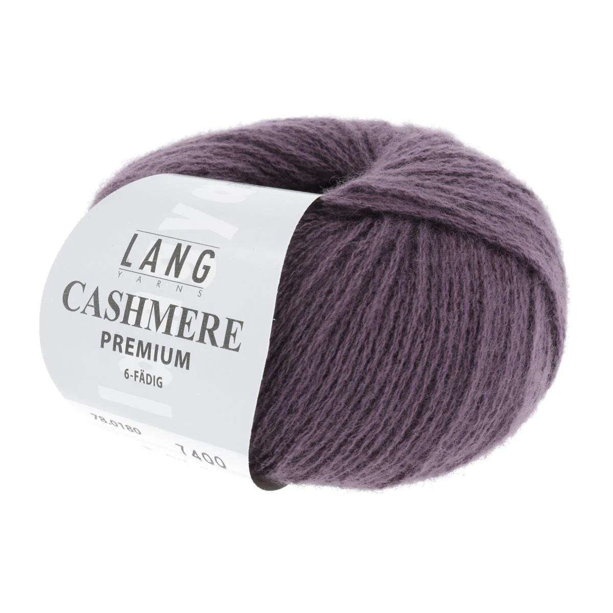 Lang Yarns - Cashmere Premium 0180 aubergine melange