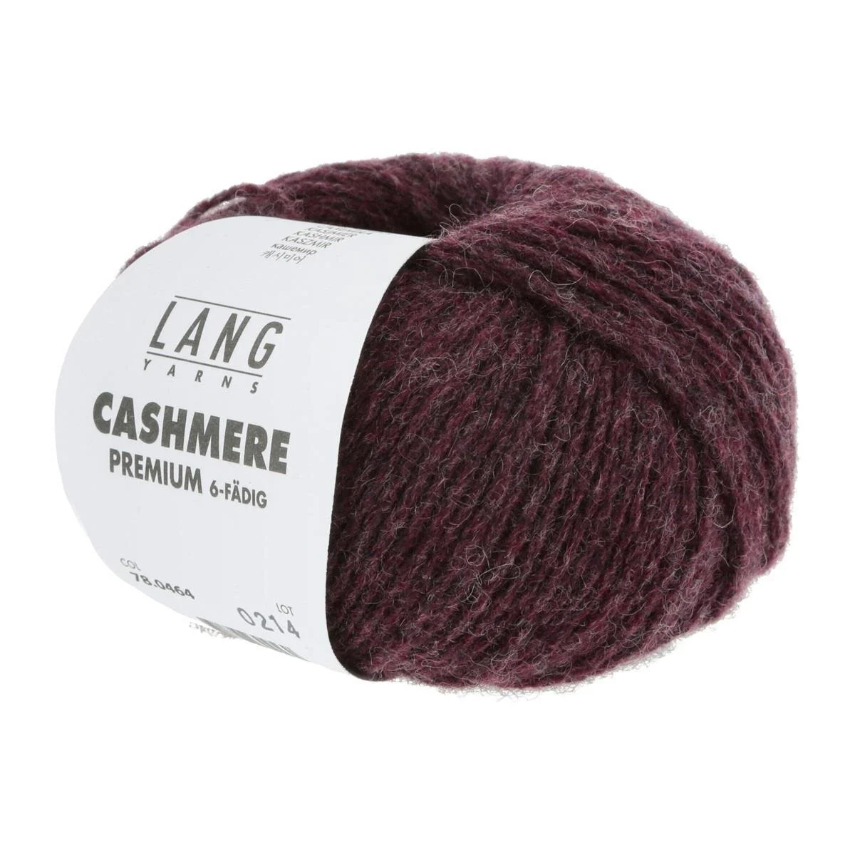 Lang Yarns - Cashmere Premium 0464 bordeaux chante claire
