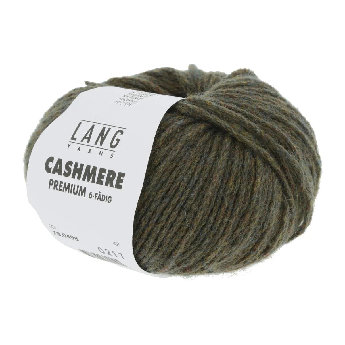 Lang Yarns - Cashmere Premium 0498 olive chante claire