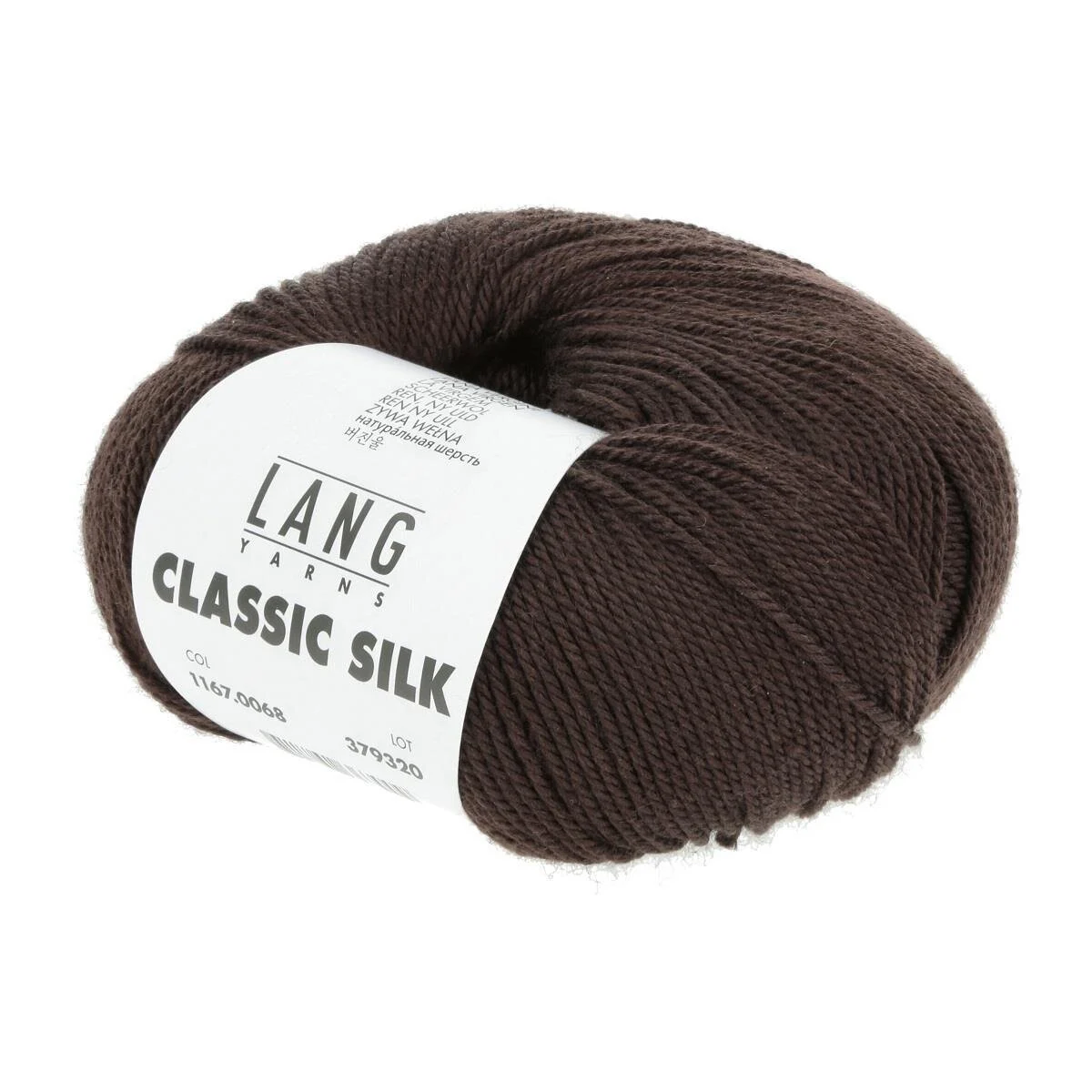 Lang Yarns - Classic Silk 0068 dunkelbraun