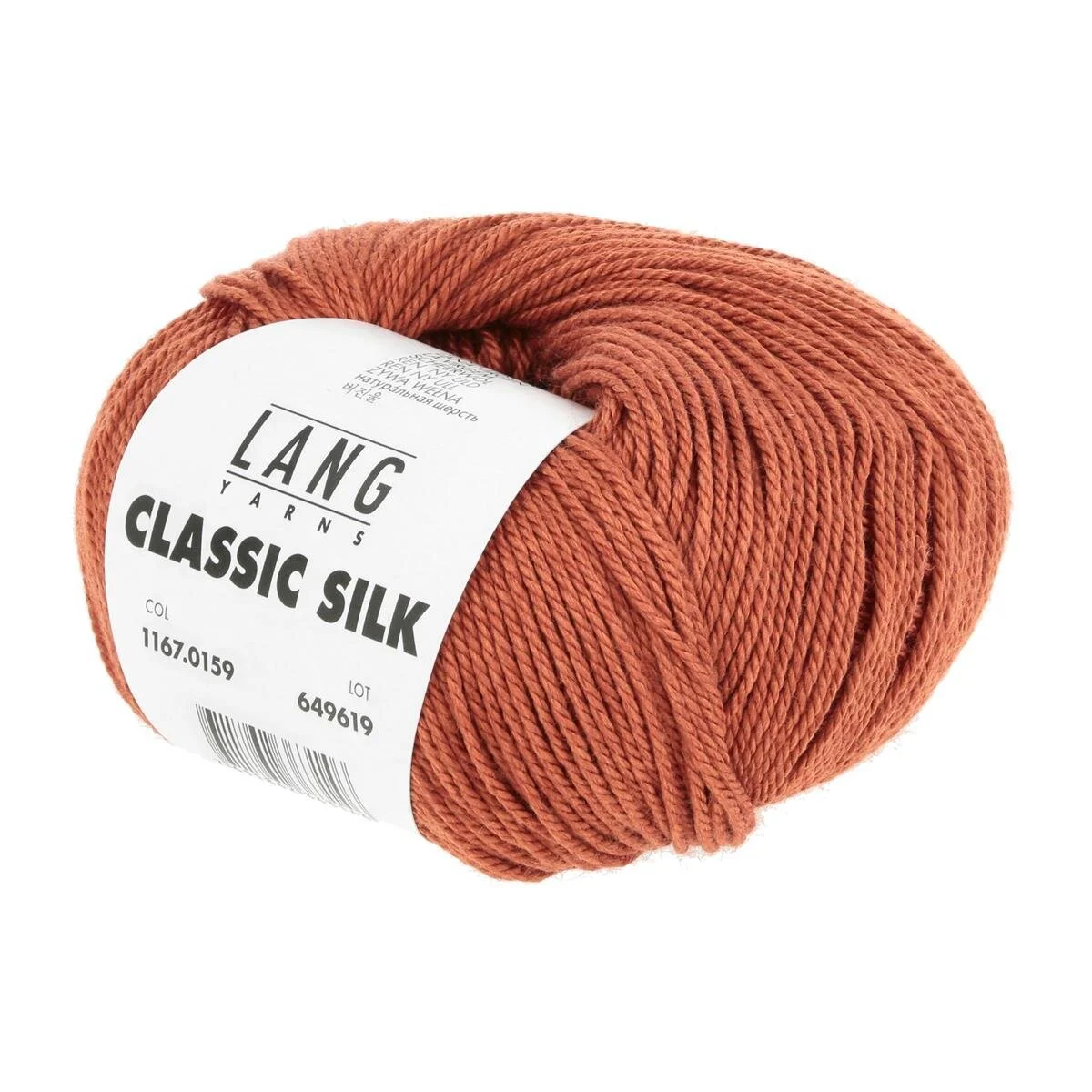 Lang Yarns - Classic Silk 0159 dunkelorange