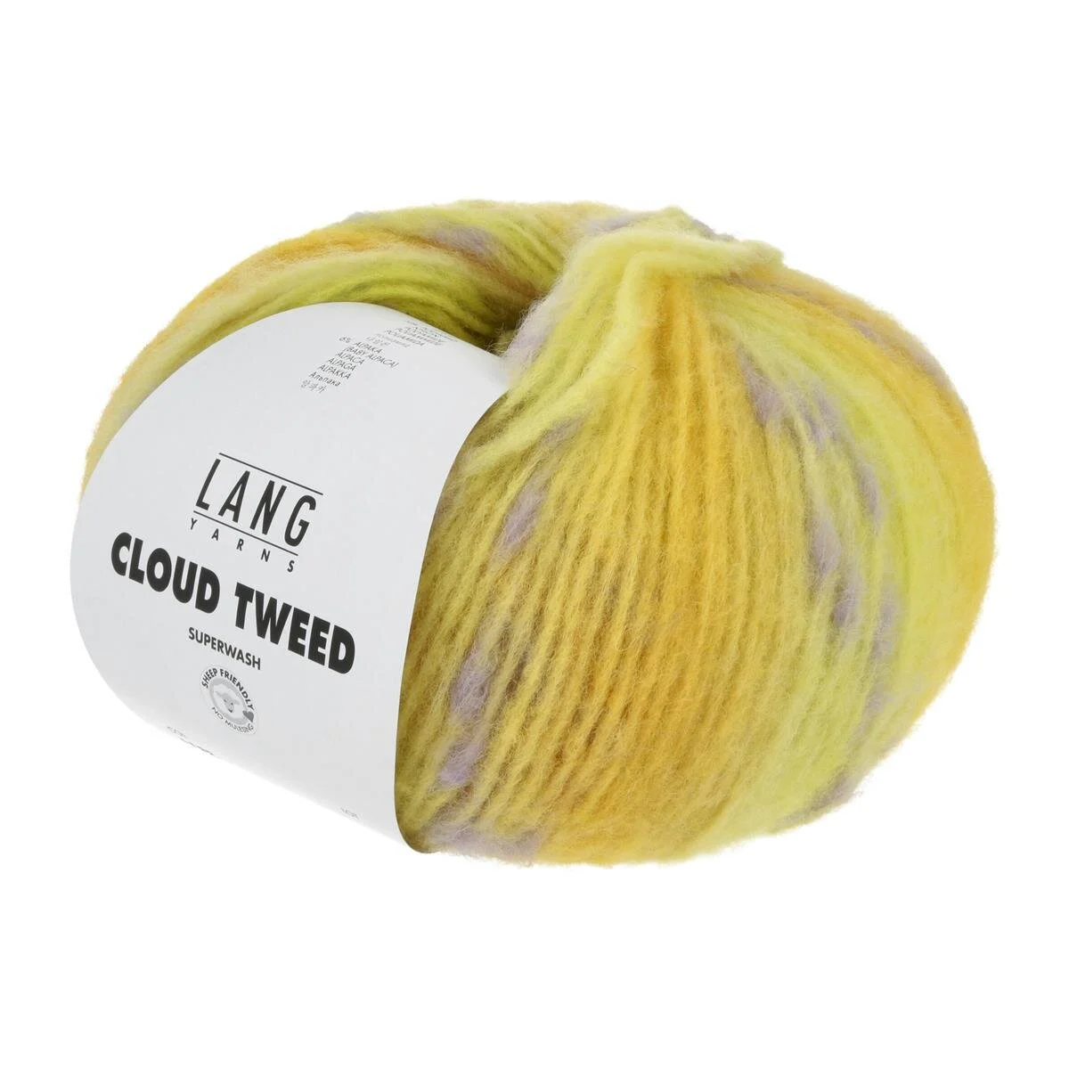 Lang Yarns - Cloud Tweed 0003 gelb grün