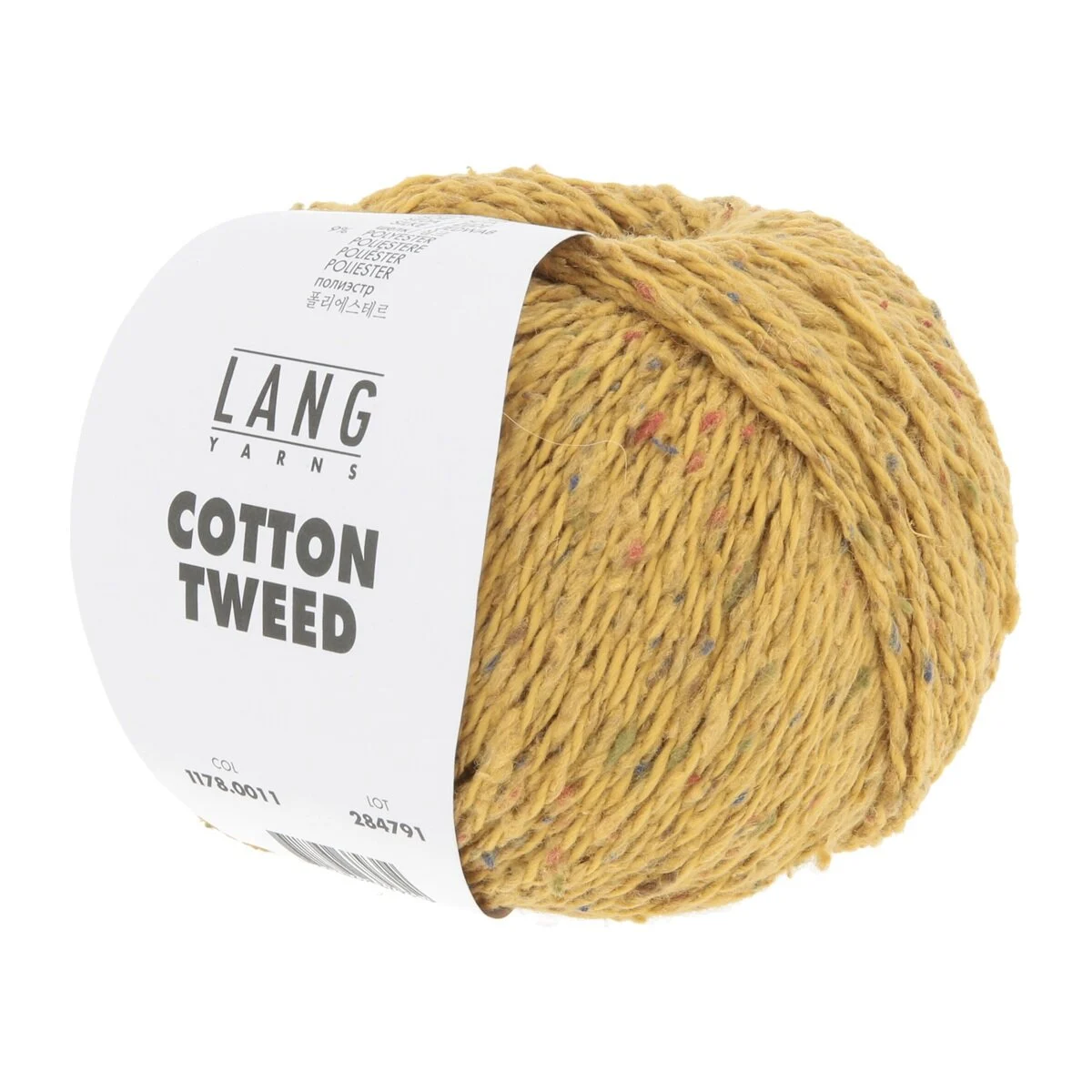 Lang Yarns - Cotton Tweed 0011 ocker