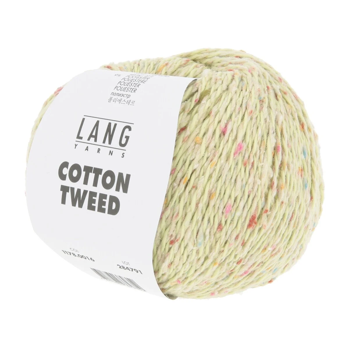 Lang Yarns - Cotton Tweed 0016 hellgrün