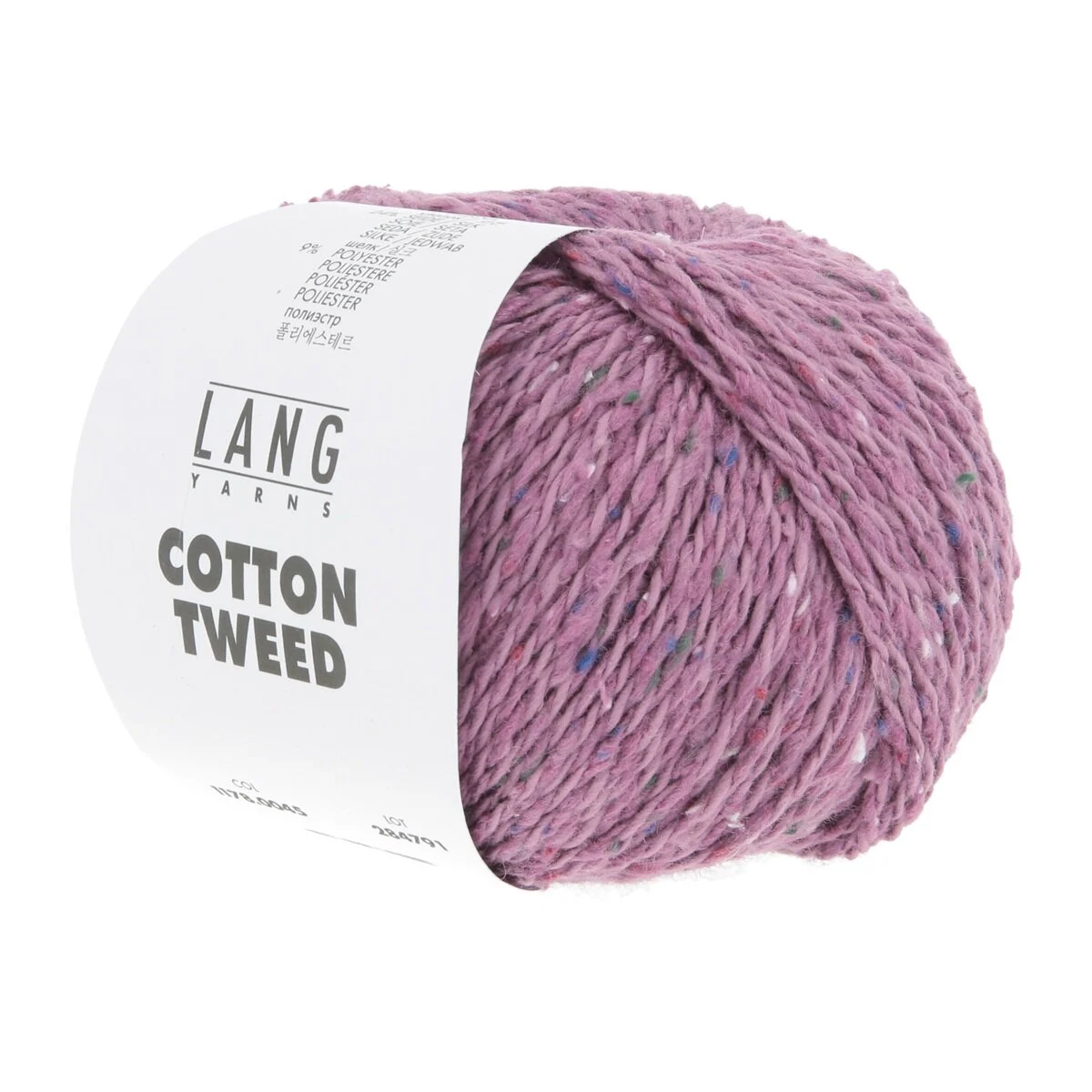 Lang Yarns - Cotton Tweed 0045 mauve