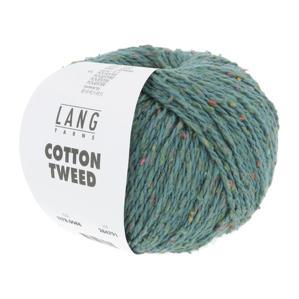 Lang Yarns - Cotton Tweed 0088 petrol