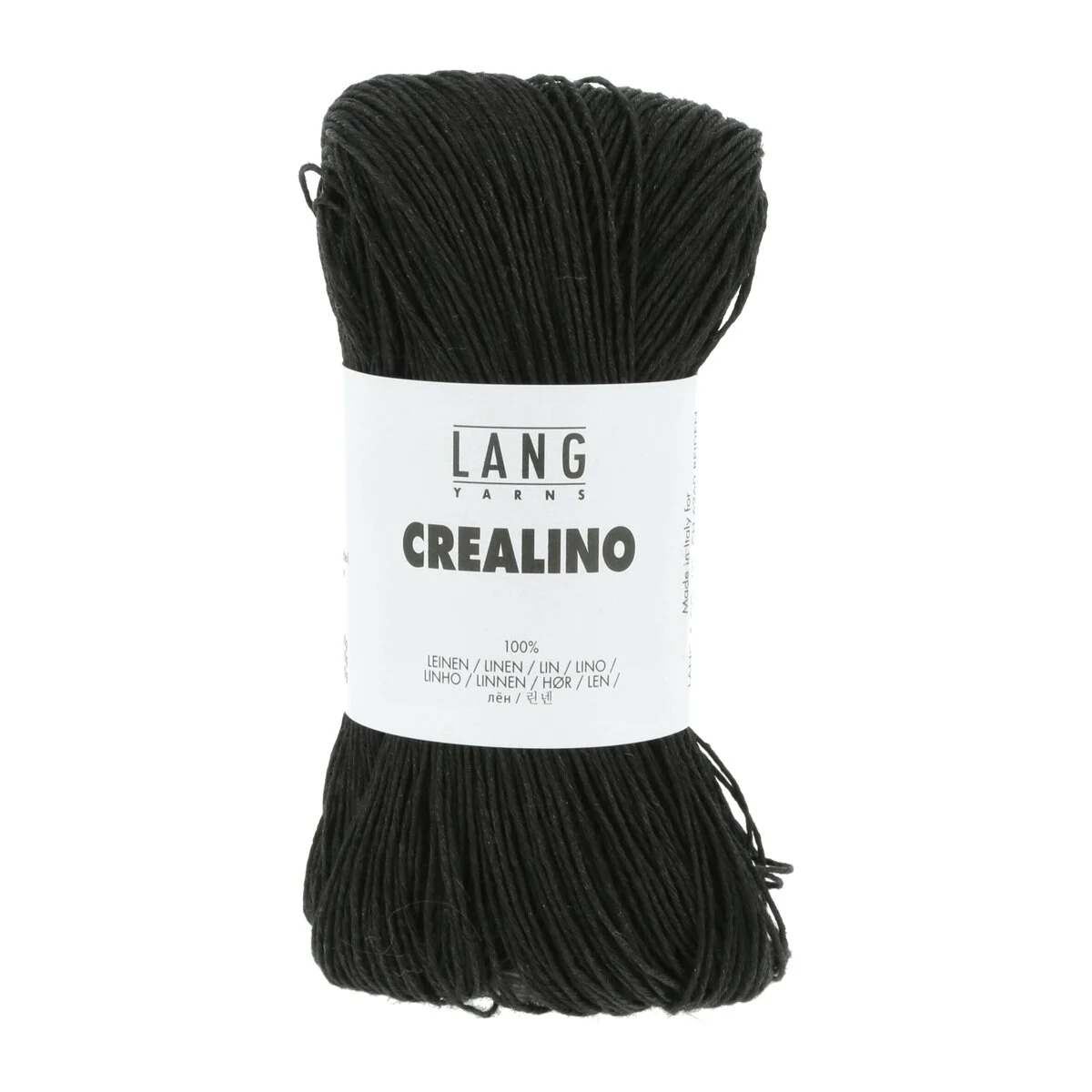 Lang Yarns - Crealino 0004 schwarz