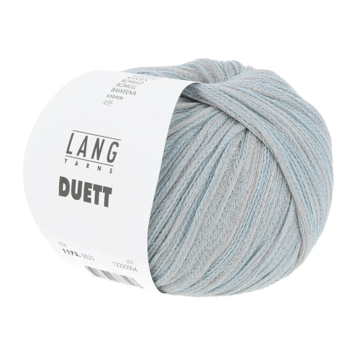 Lang Yarns - Duett 0023 silber hellblau