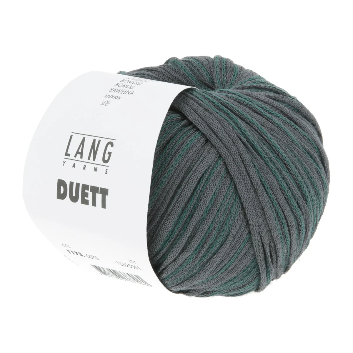 Lang Yarns - Duett 0070 anthrazit petrol