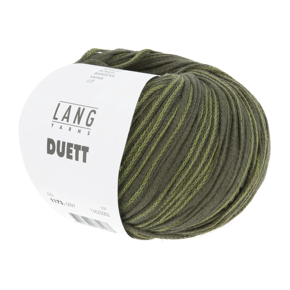 Lang Yarns - Duett 0097 olive dunkel olive hell