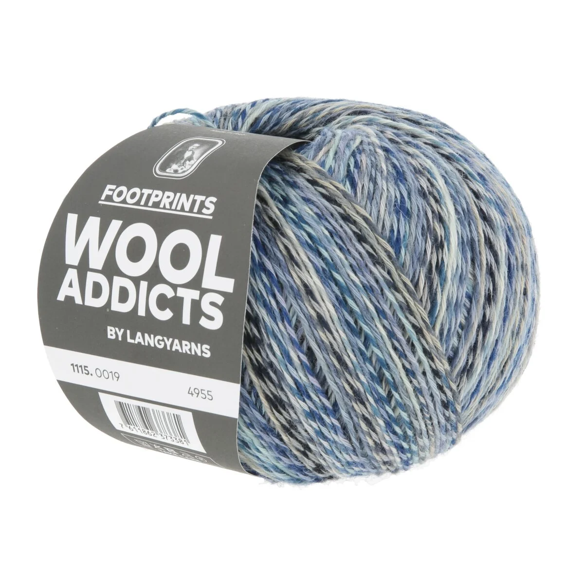 Lang Yarns - Footprints 0019 blue beige jeans
