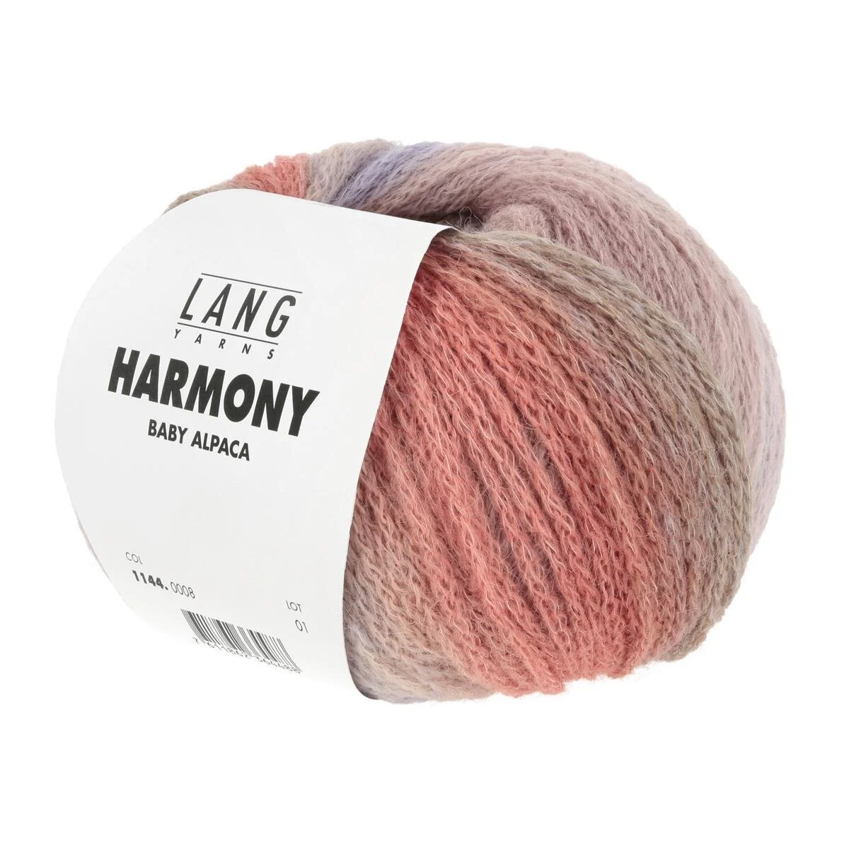 Lang Yarns - Harmony 0008 lachs braun grün lila