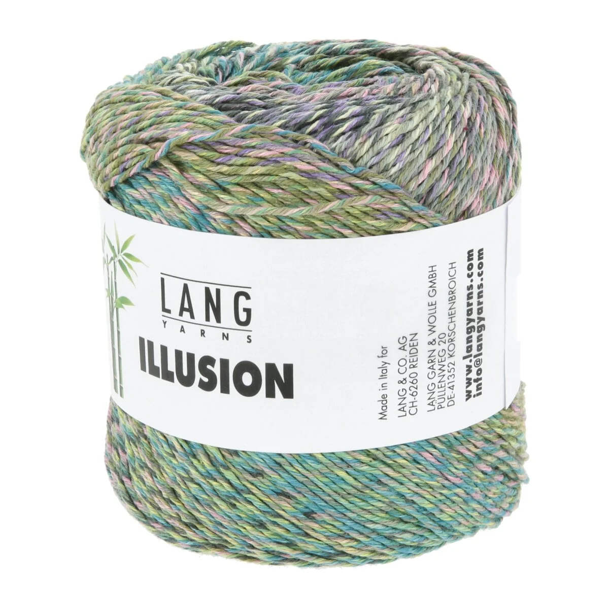 Lang Yarns - Illusion 0010 grün rosa blau lavendel