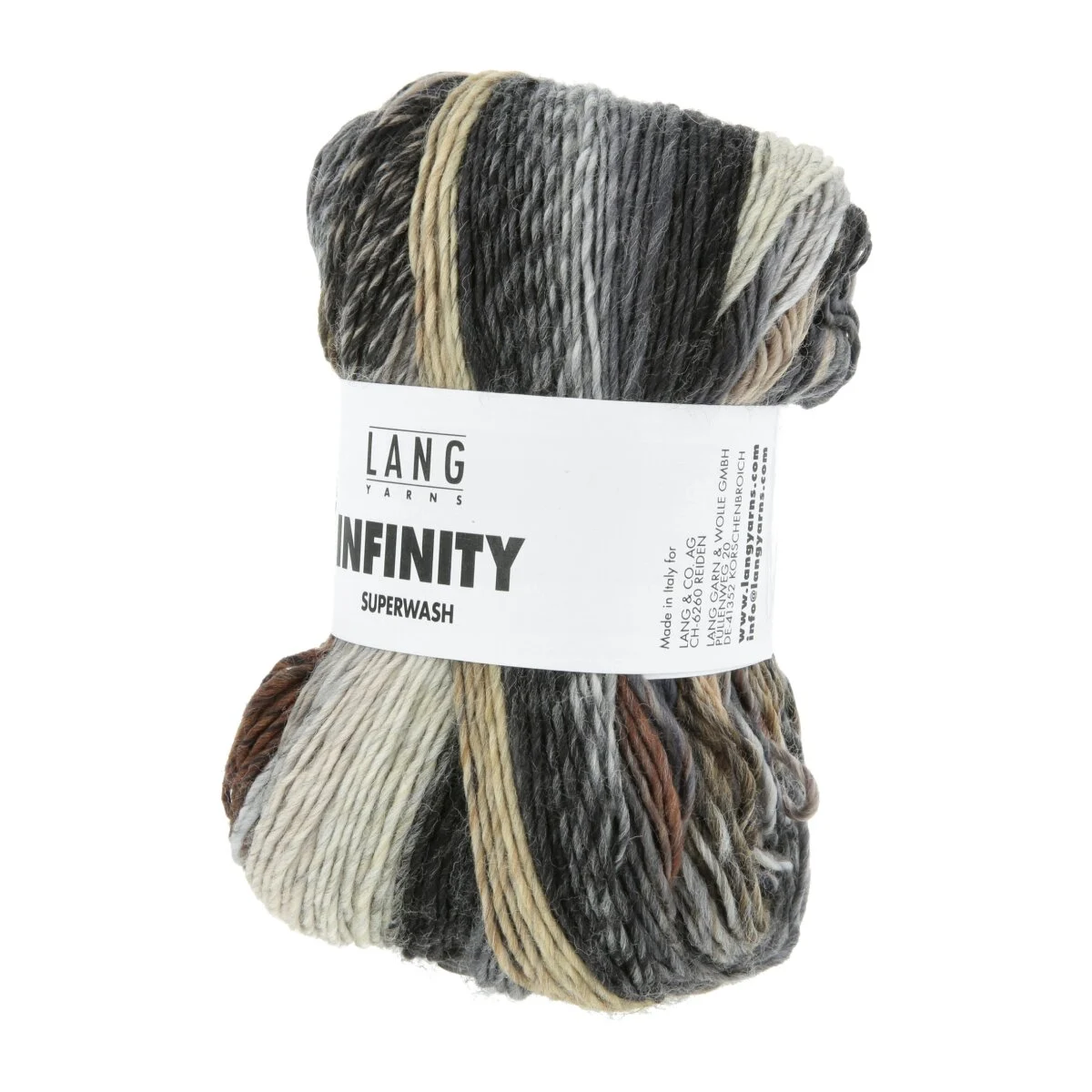 Lang Yarns - Infinity 0007 earth tones
