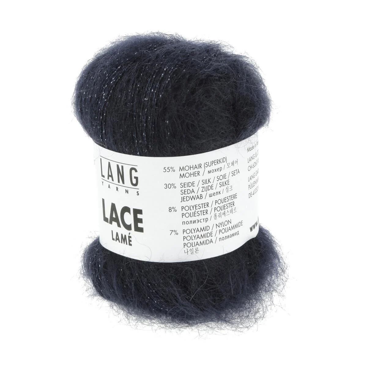 Lang Yarns - Lace Lamé 0025 navy