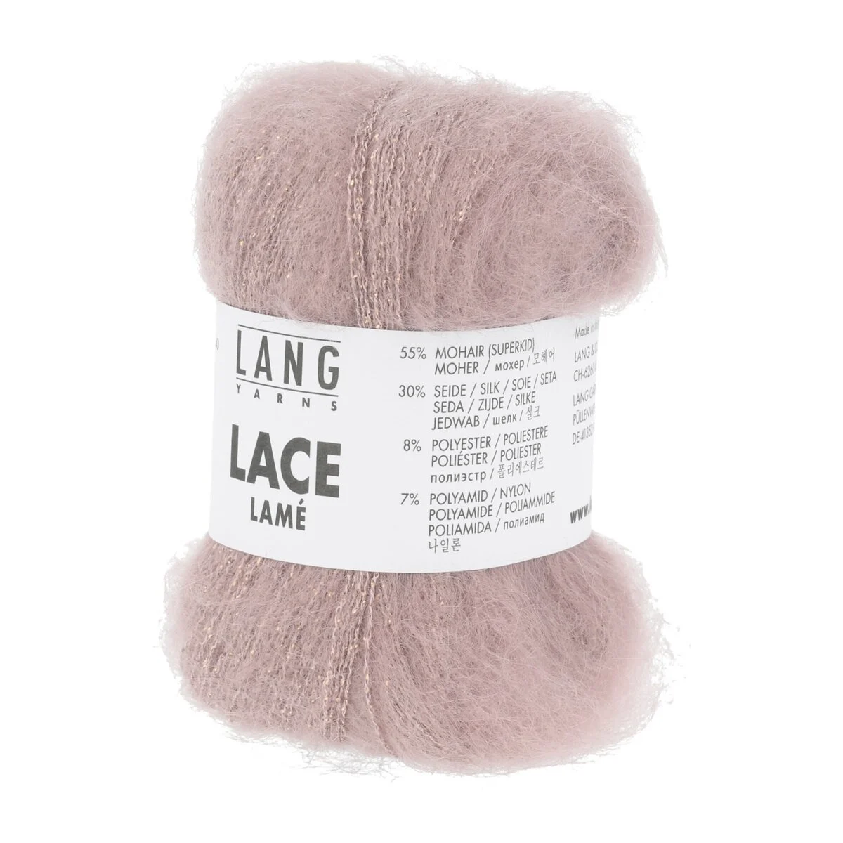 Lang Yarns - Lace Lamé 0048 altrosa