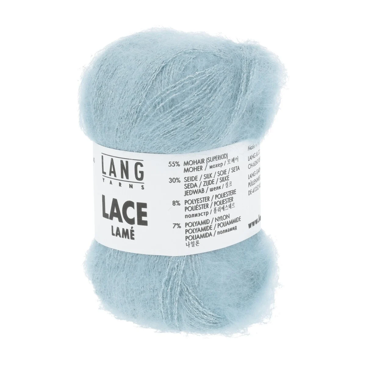 Lang Yarns - Lace Lamé 0072 aqua