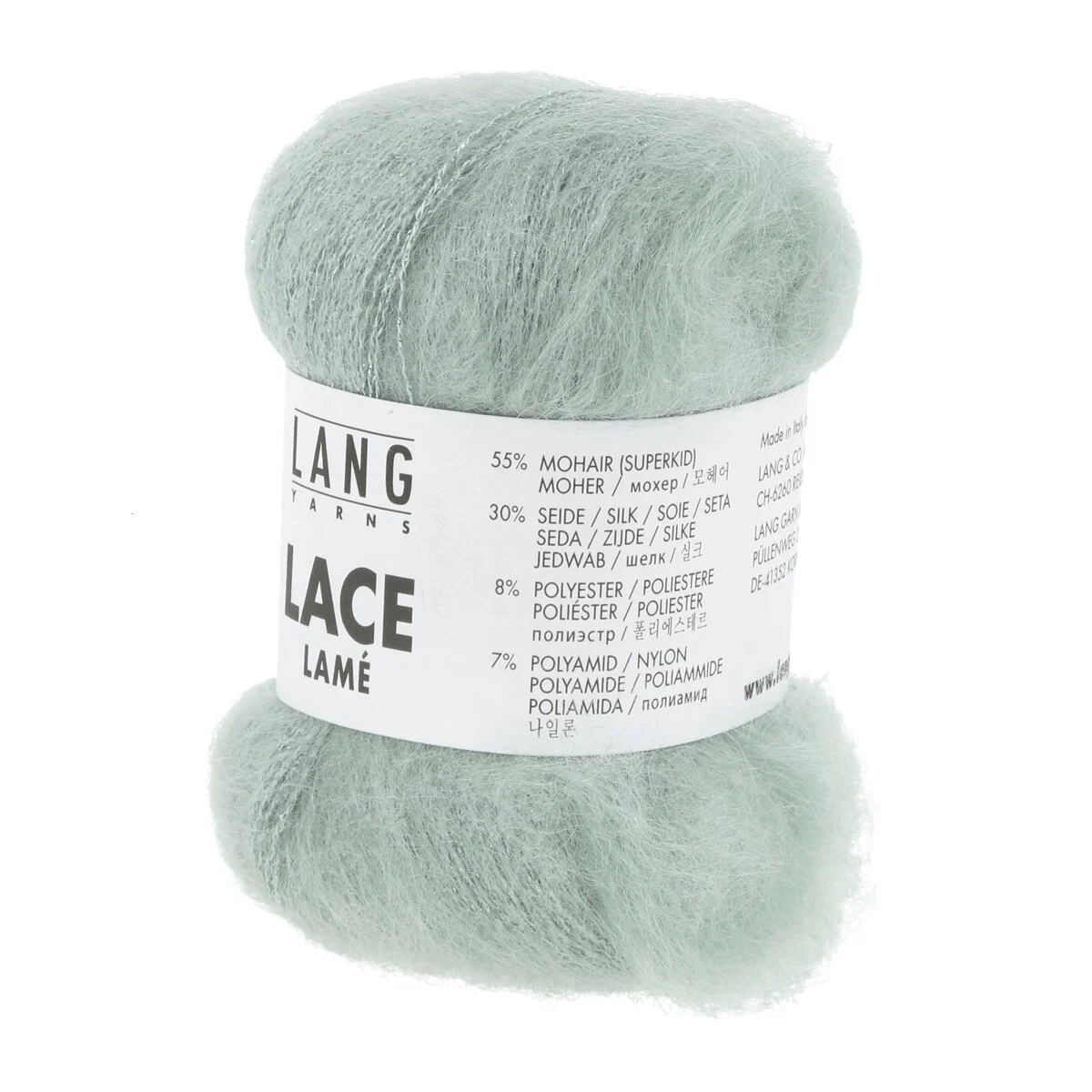 Lang Yarns - Lace Lamé 0091 salbei