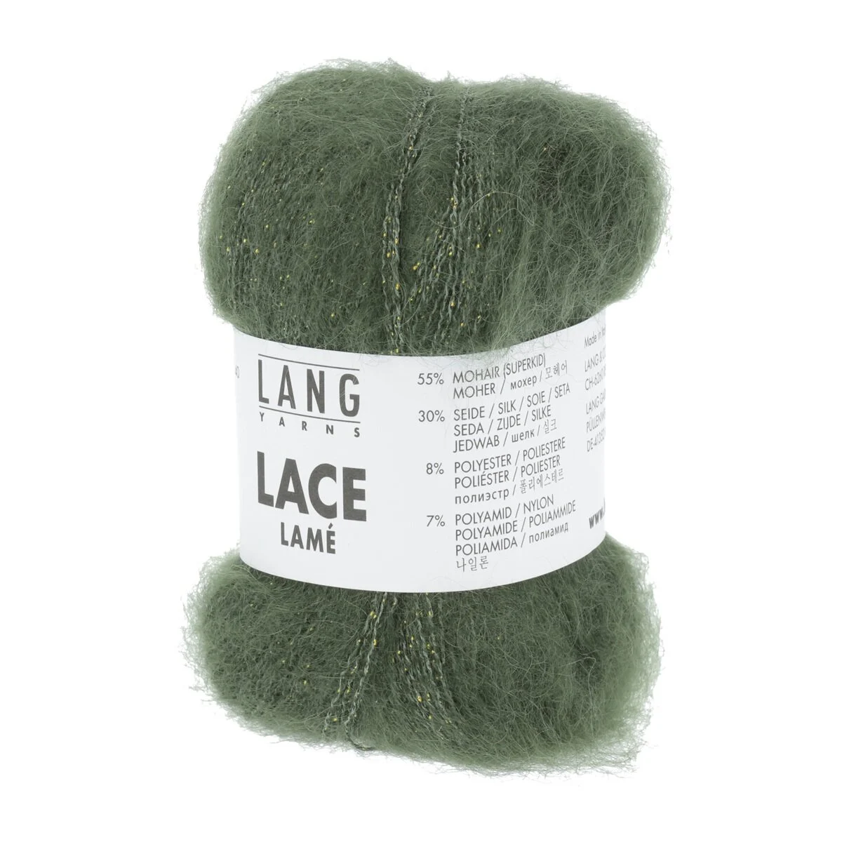 Lang Yarns - Lace Lamé 0098 olive