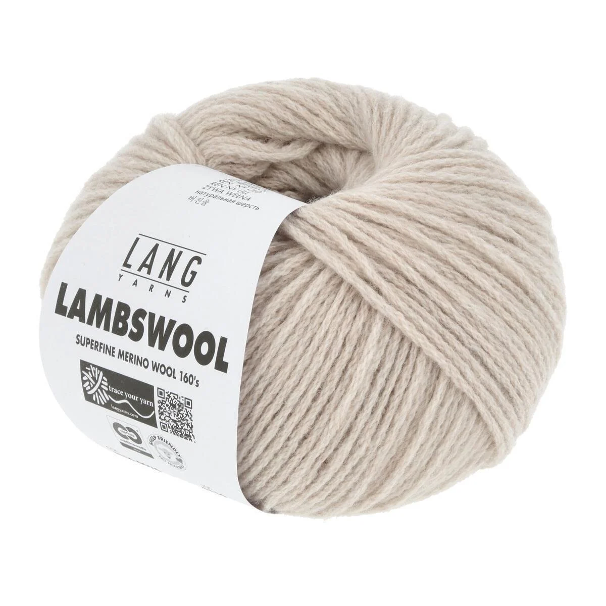 Lang Yarns - Lambswool 0026 beige melange