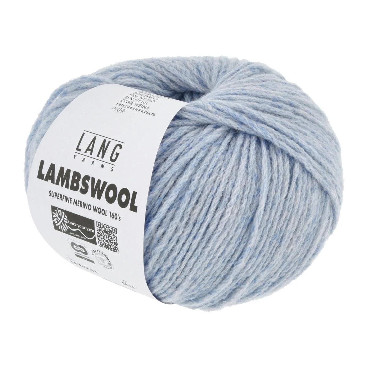 Lang Yarns - Lambswool 0033 jeans hell melange