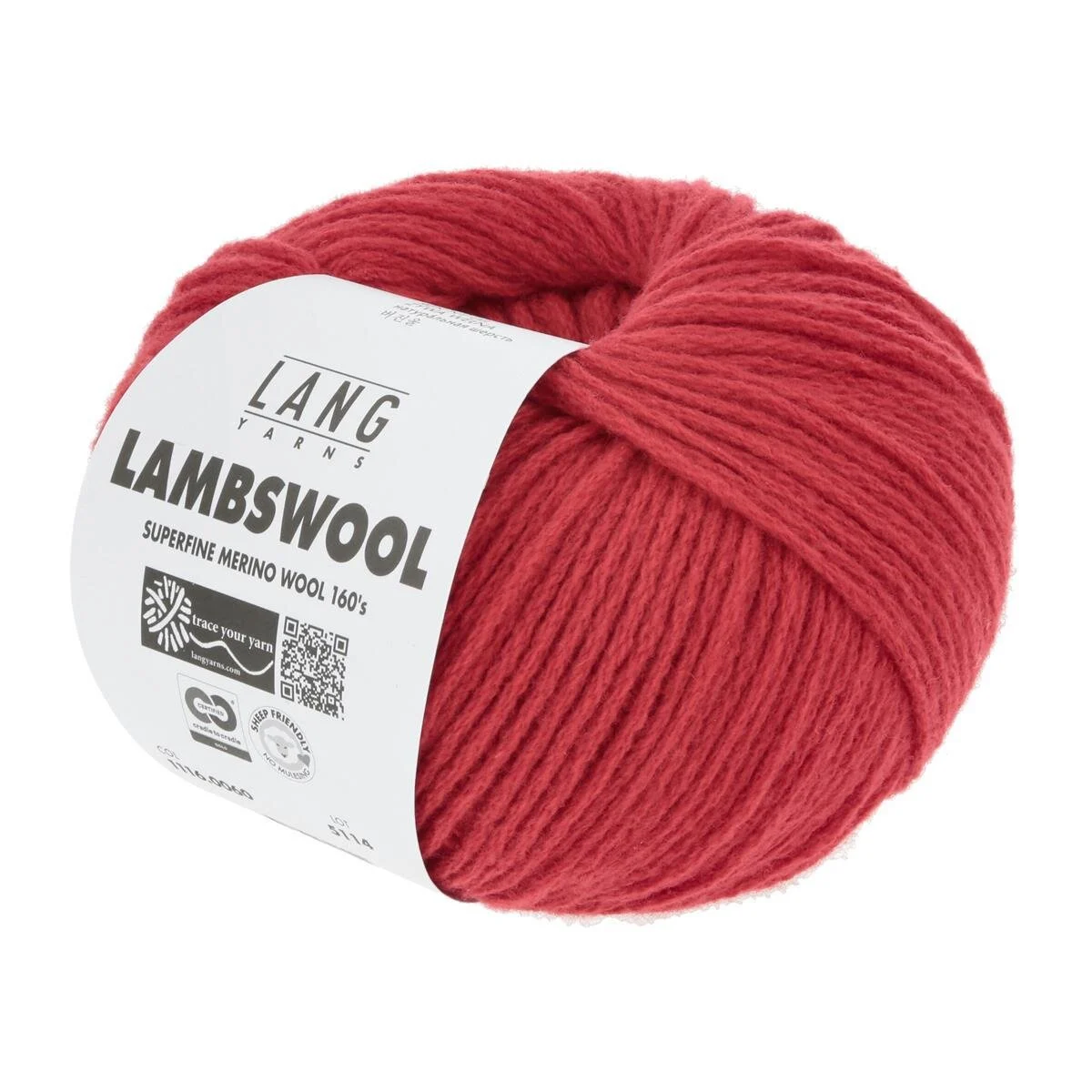 Lang Yarns - Lambswool 0060 rot