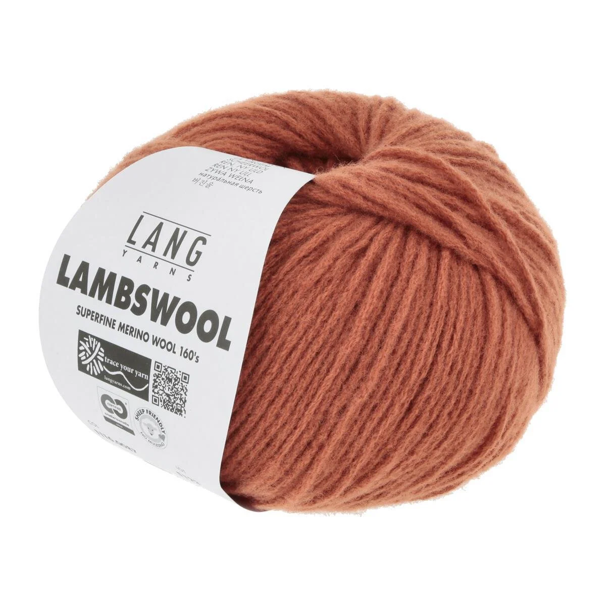 Lang Yarns - Lambswool 0087 ziegel melange