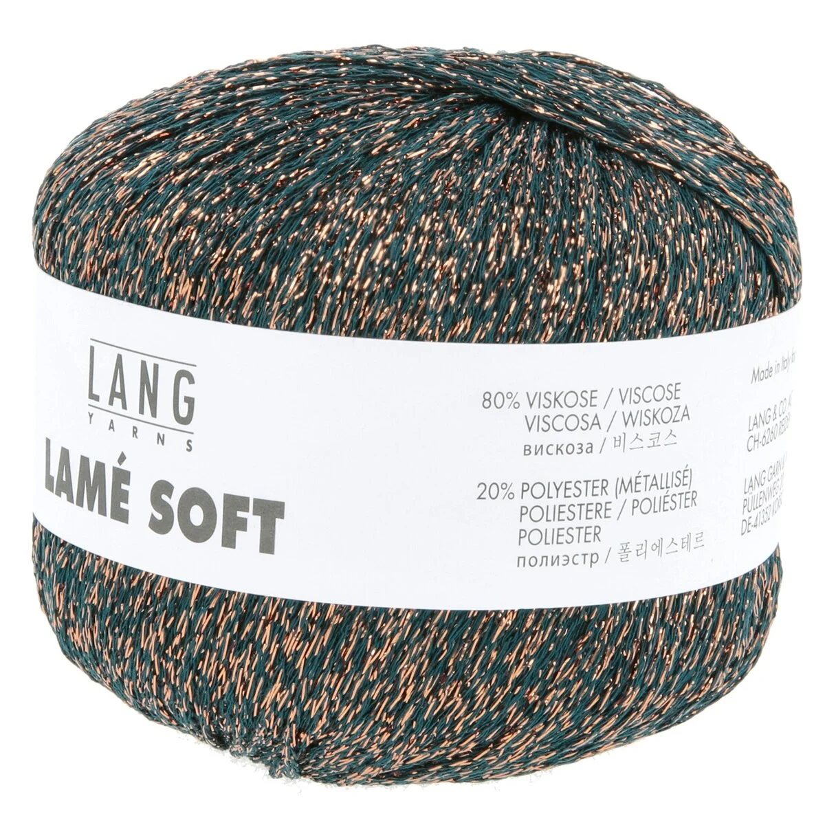 Lang Yarns - Lame Soft 0088 petrol