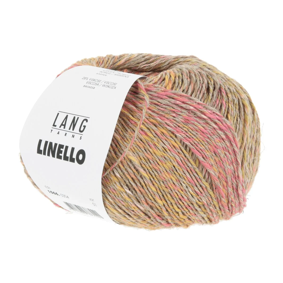 Lang Yarns - Linello 0304 orange beere beige