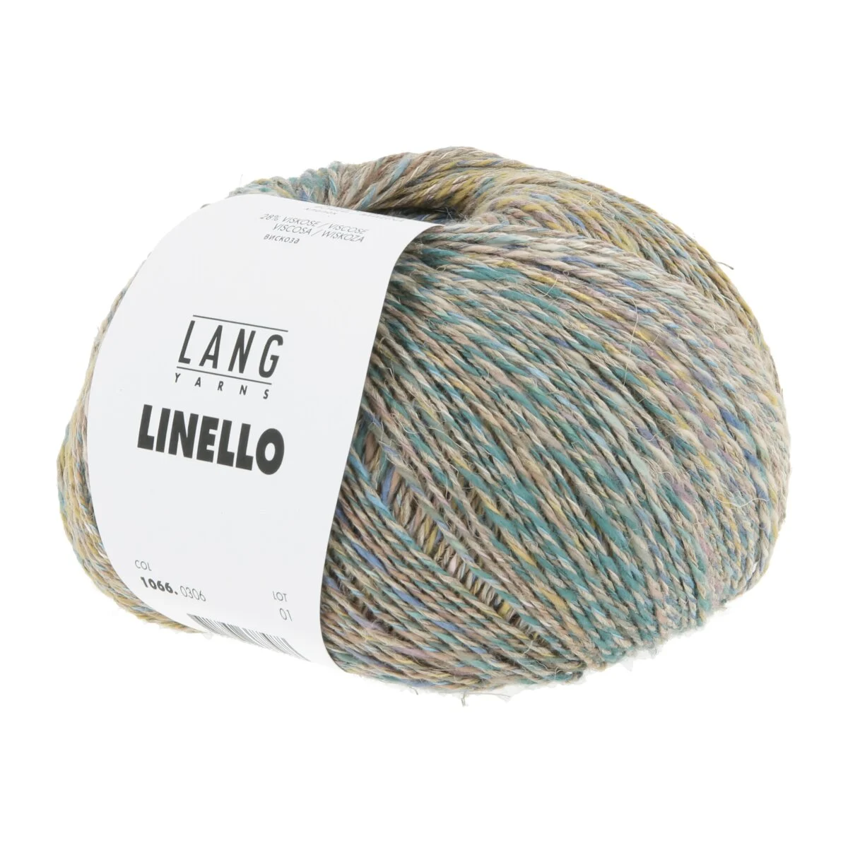 Lang Yarns - Linello 0306 indigo petrol olive