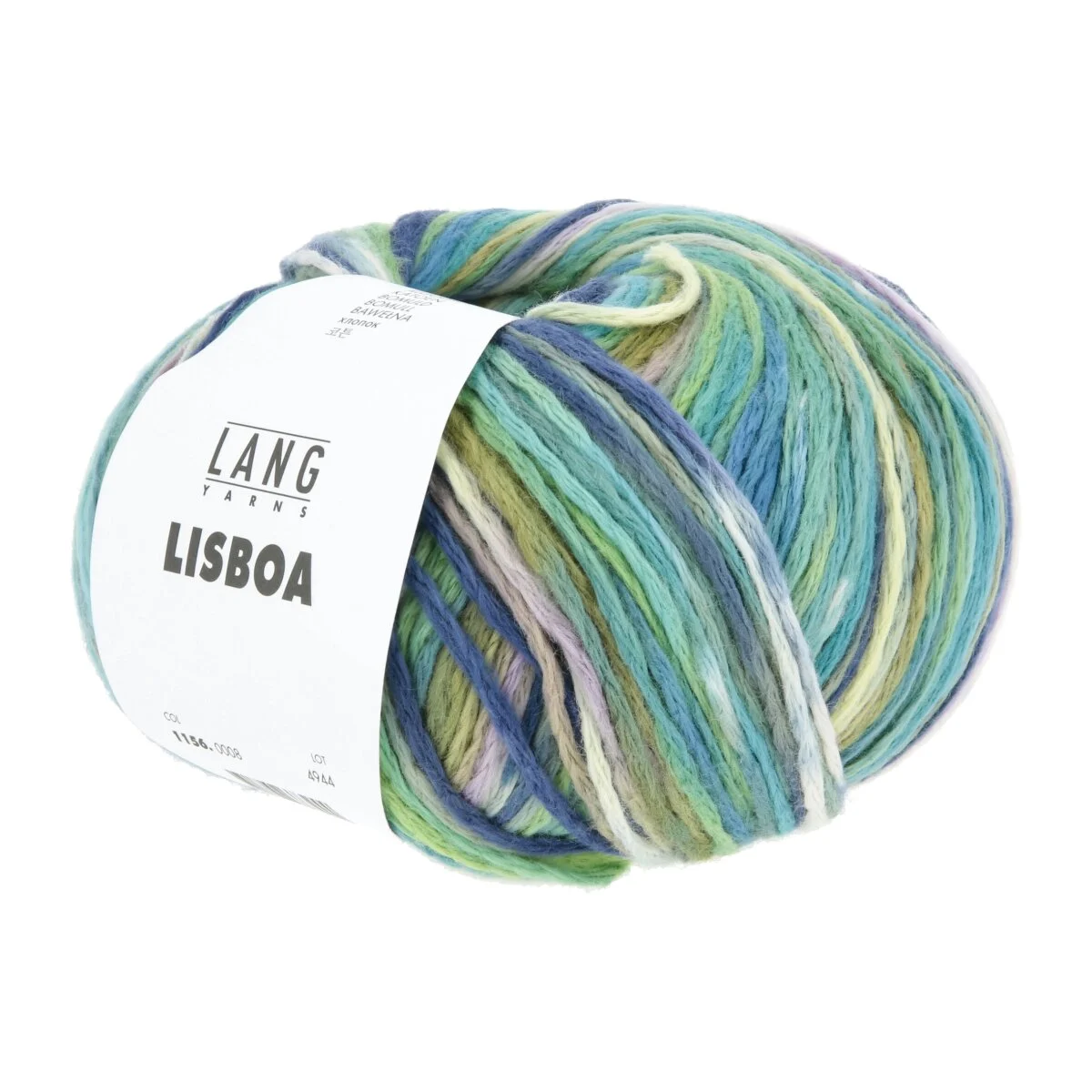 Lang Yarns - Lisboa 0008 grün marine olive lavendel