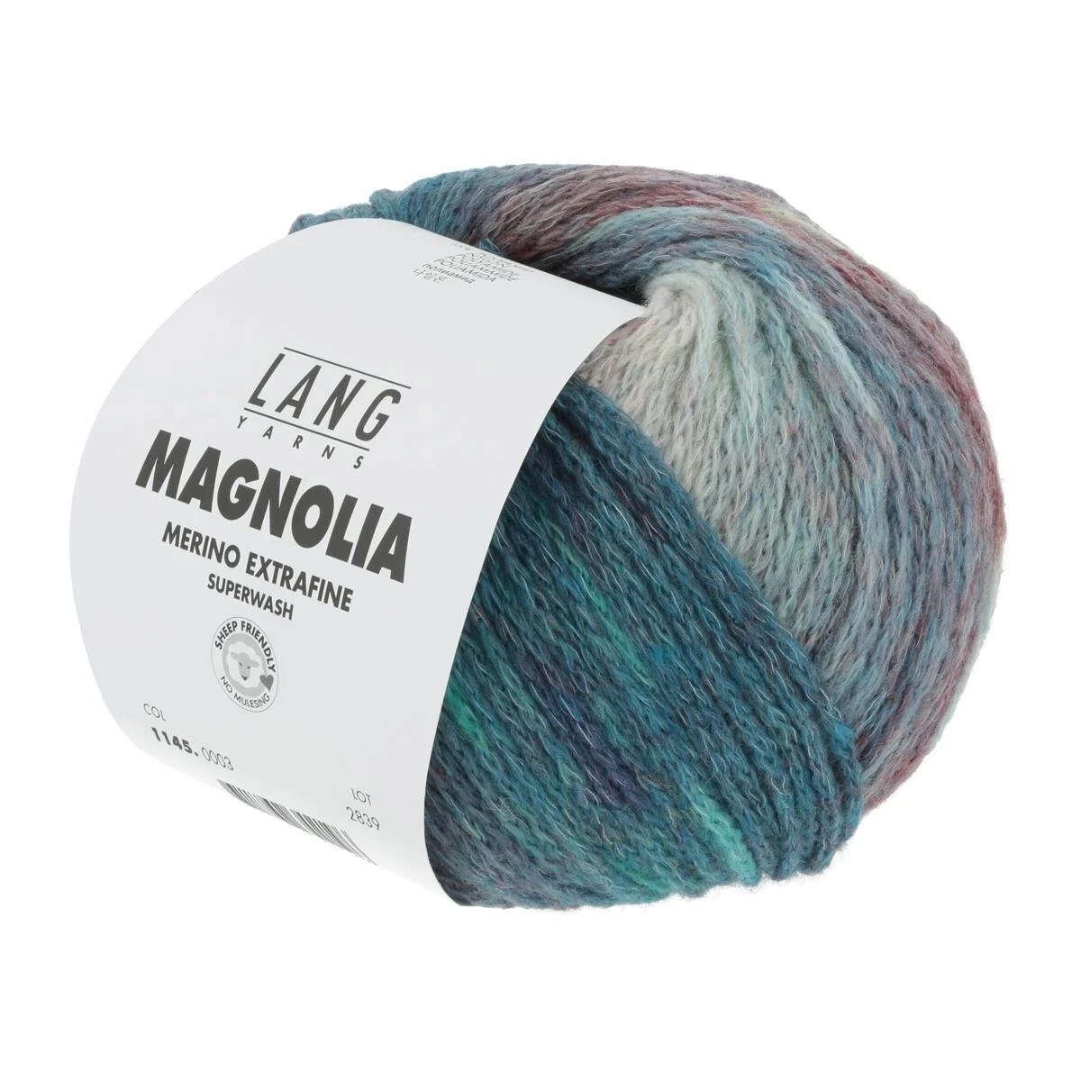 Lang Yarns - Magnolia 0003 türkis rot grün