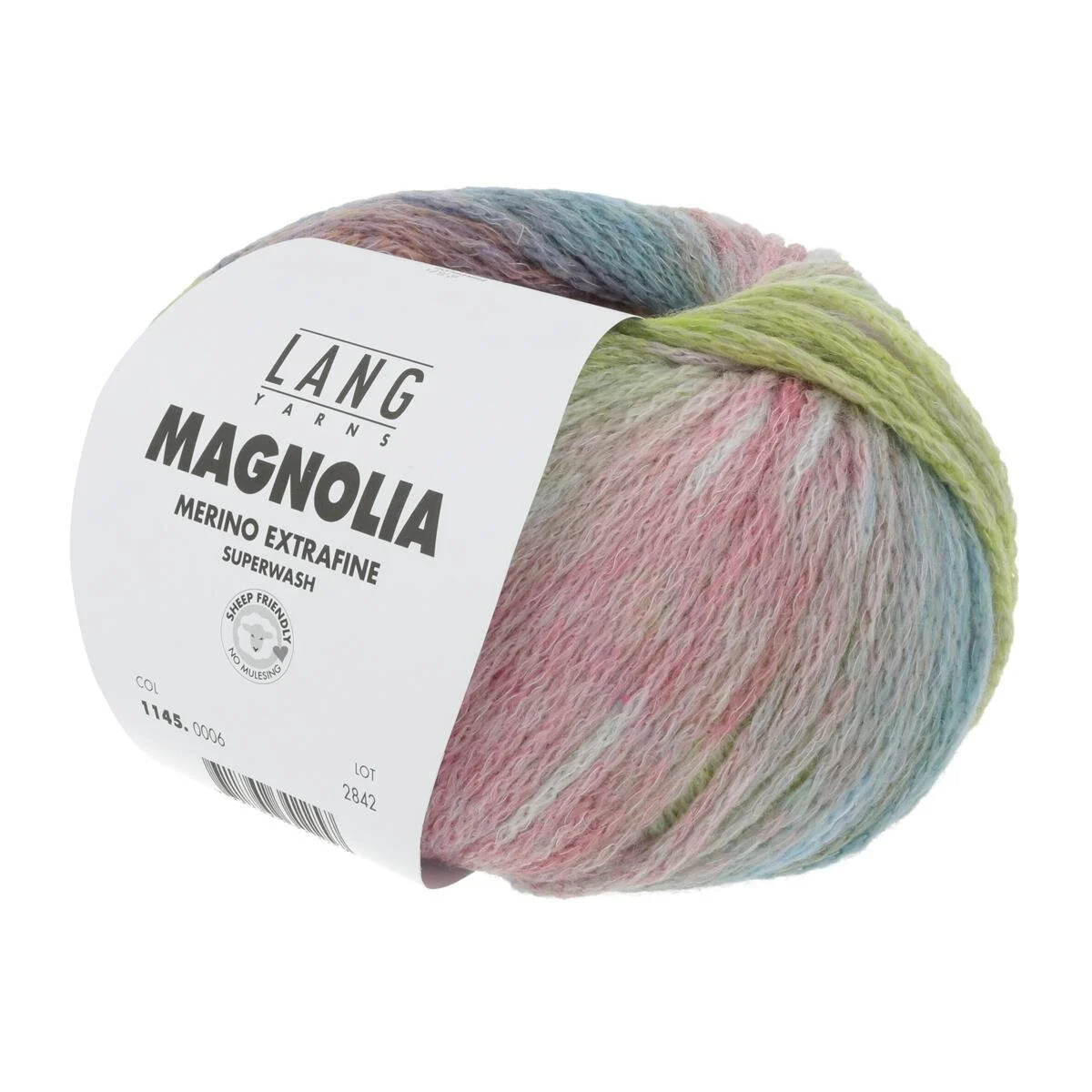 Lang Yarns - Magnolia 0006 hellgrün blau orange