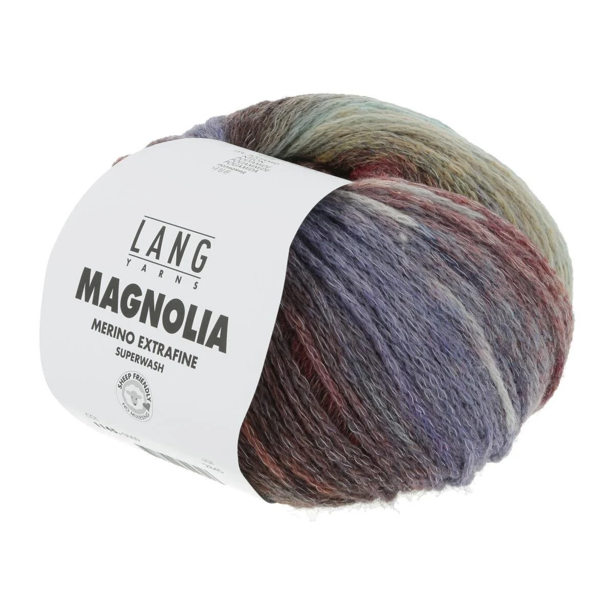 Lang Yarns - Magnolia 0009 aubergine ocker rot