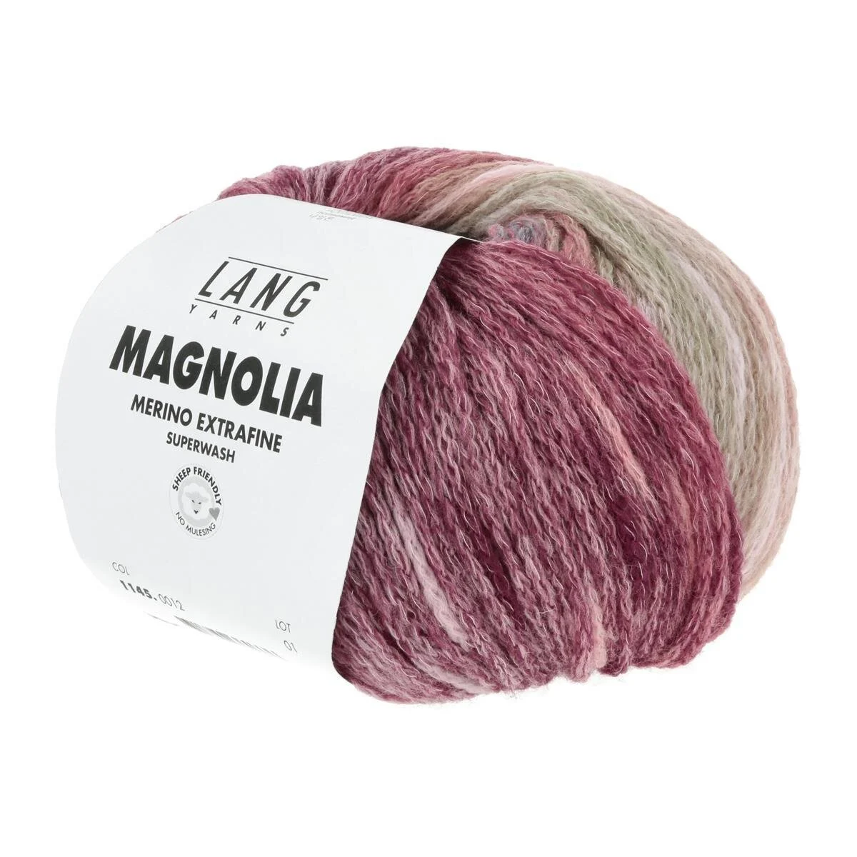 Lang Yarns - Magnolia 0012 rosa blau braun
