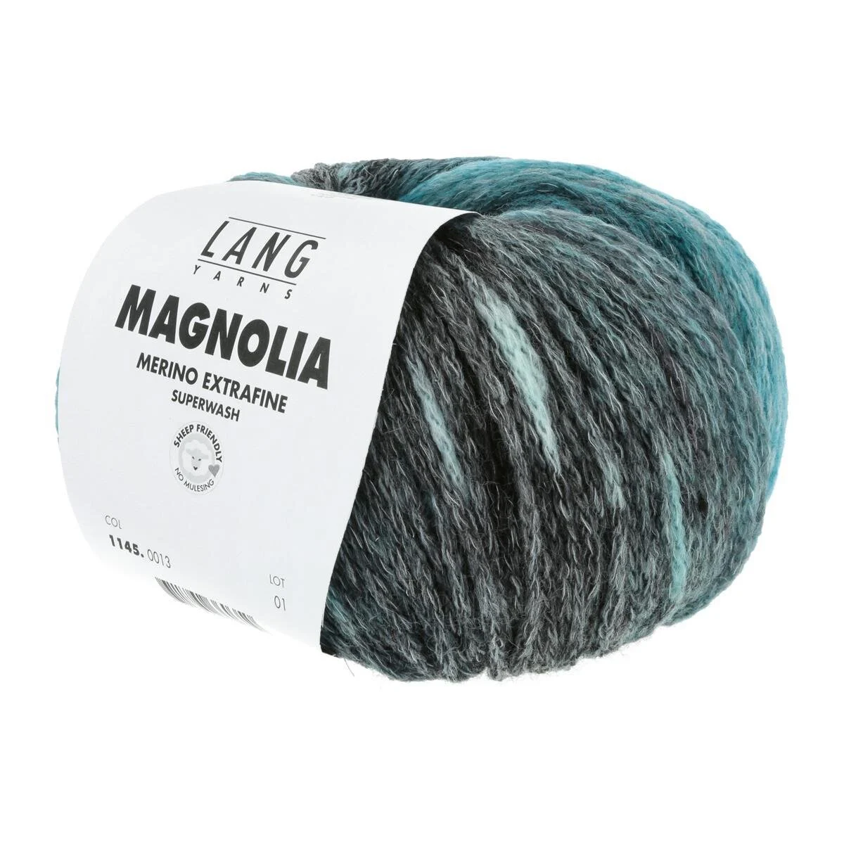 Lang Yarns - Magnolia 0013 petrol türkis grau