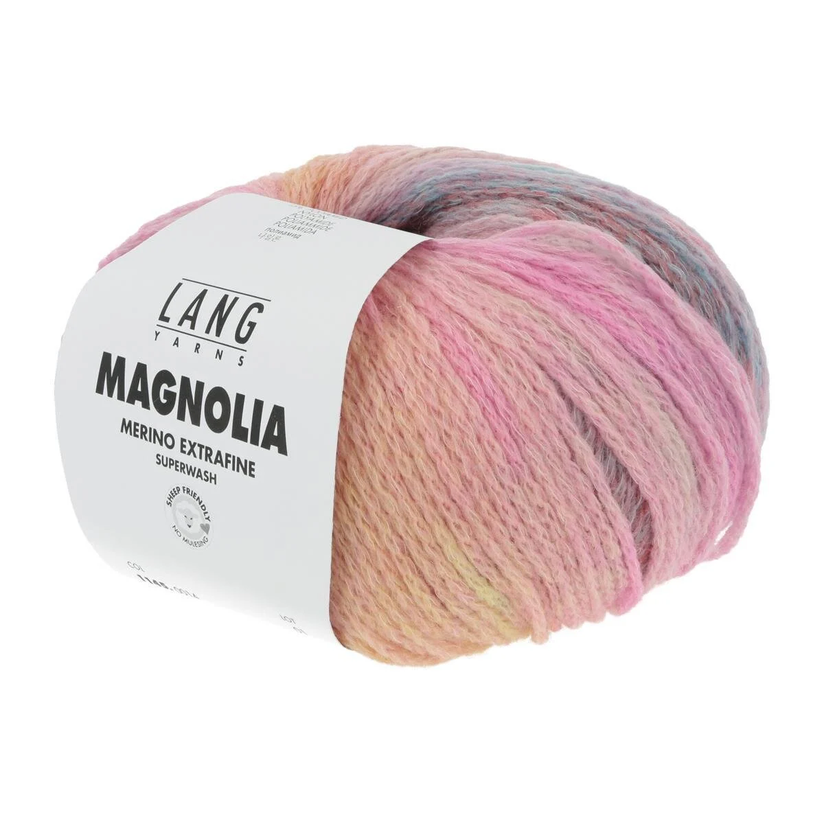 Lang Yarns - Magnolia 0014 pink orange blau
