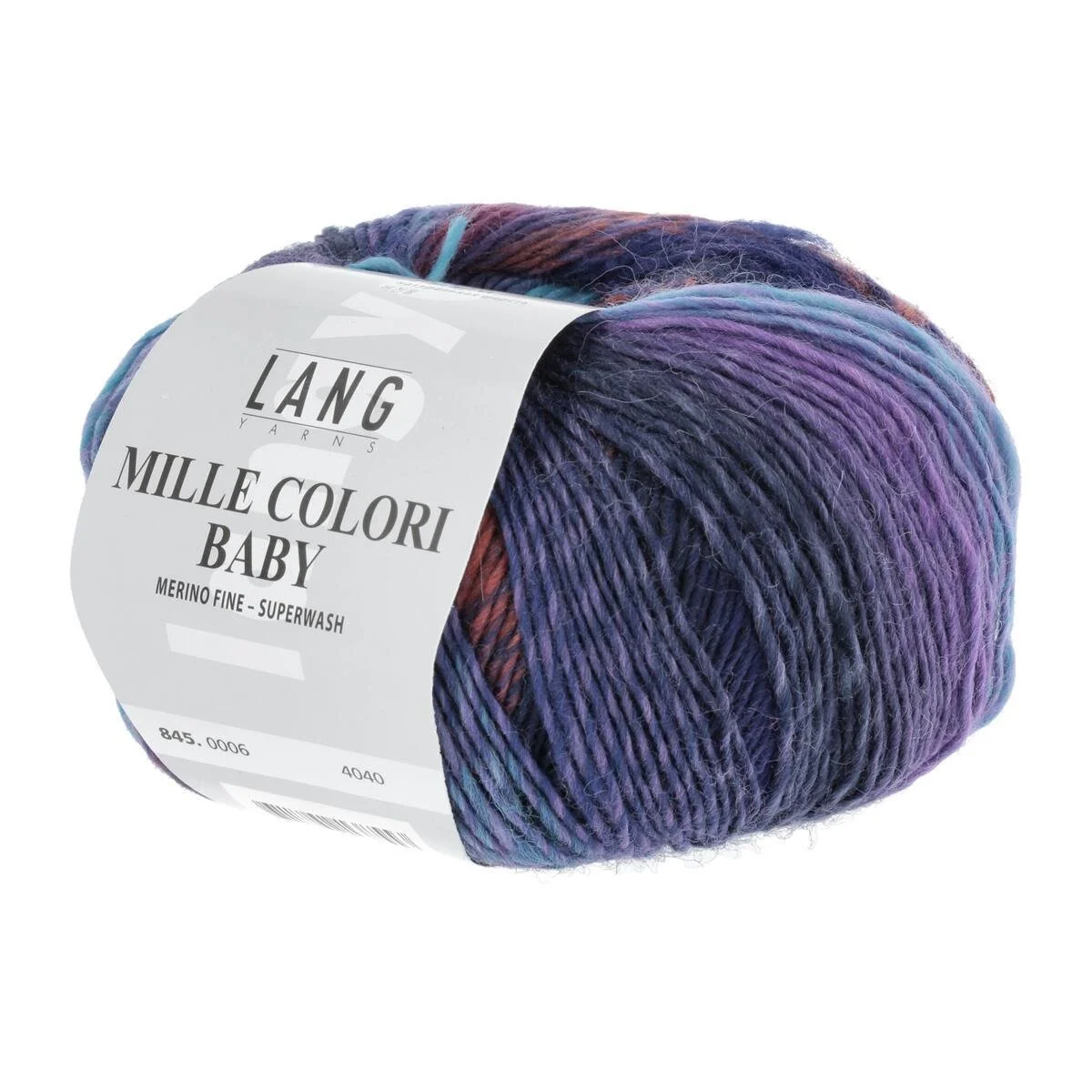 Lang Yarns - Mille Colori Baby 0006 blau violett