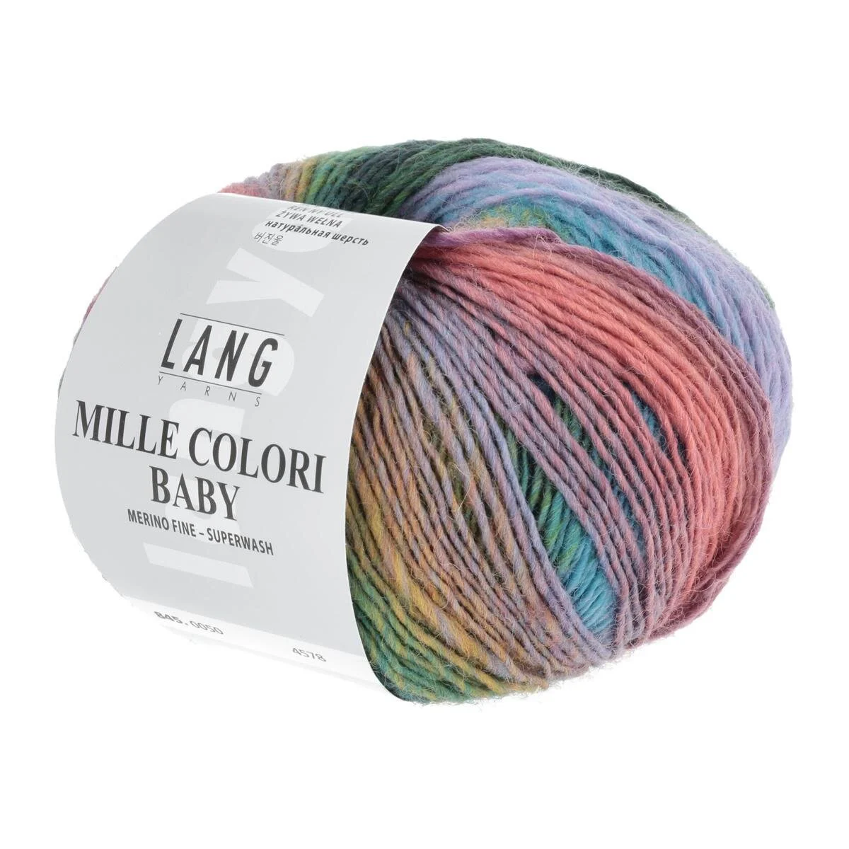 Lang Yarns - Mille Colori Baby 0050 bunt blau violett