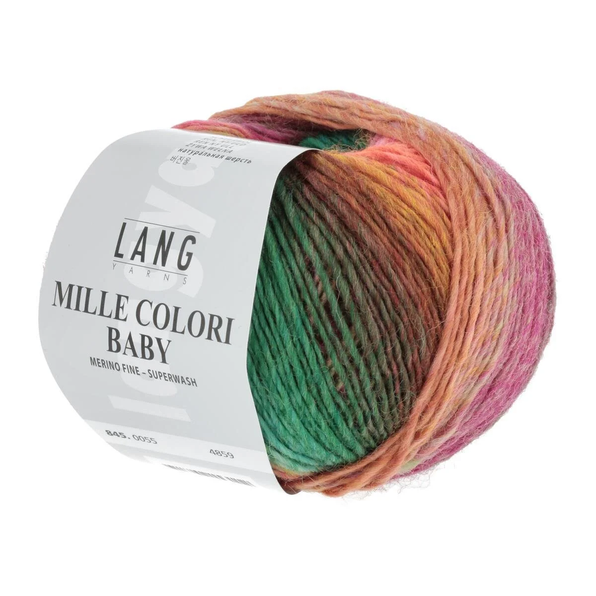 Lang Yarns - Mille Colori Baby 0055 grün pink