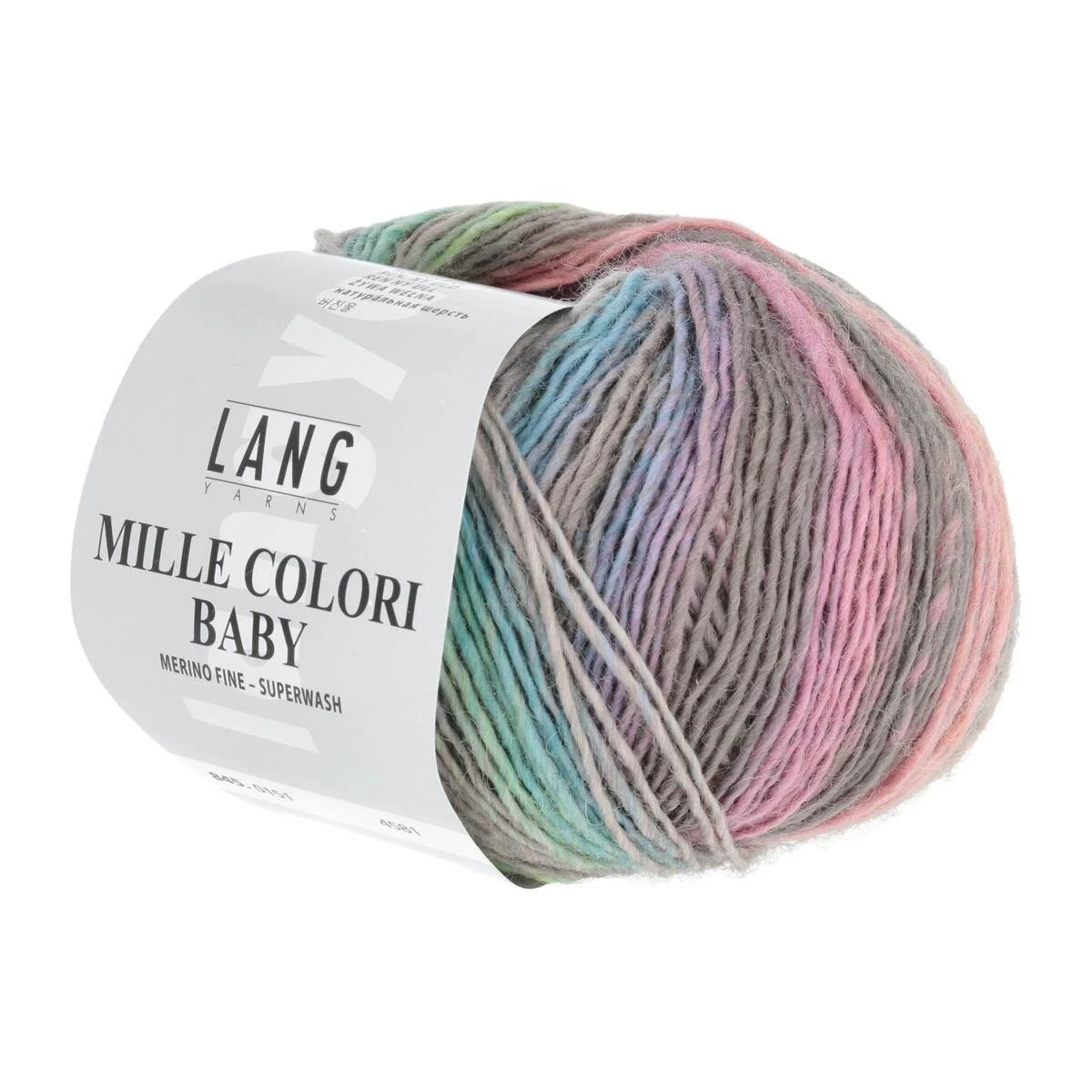 Lang Yarns - Mille Colori Baby 0151 grün rosa