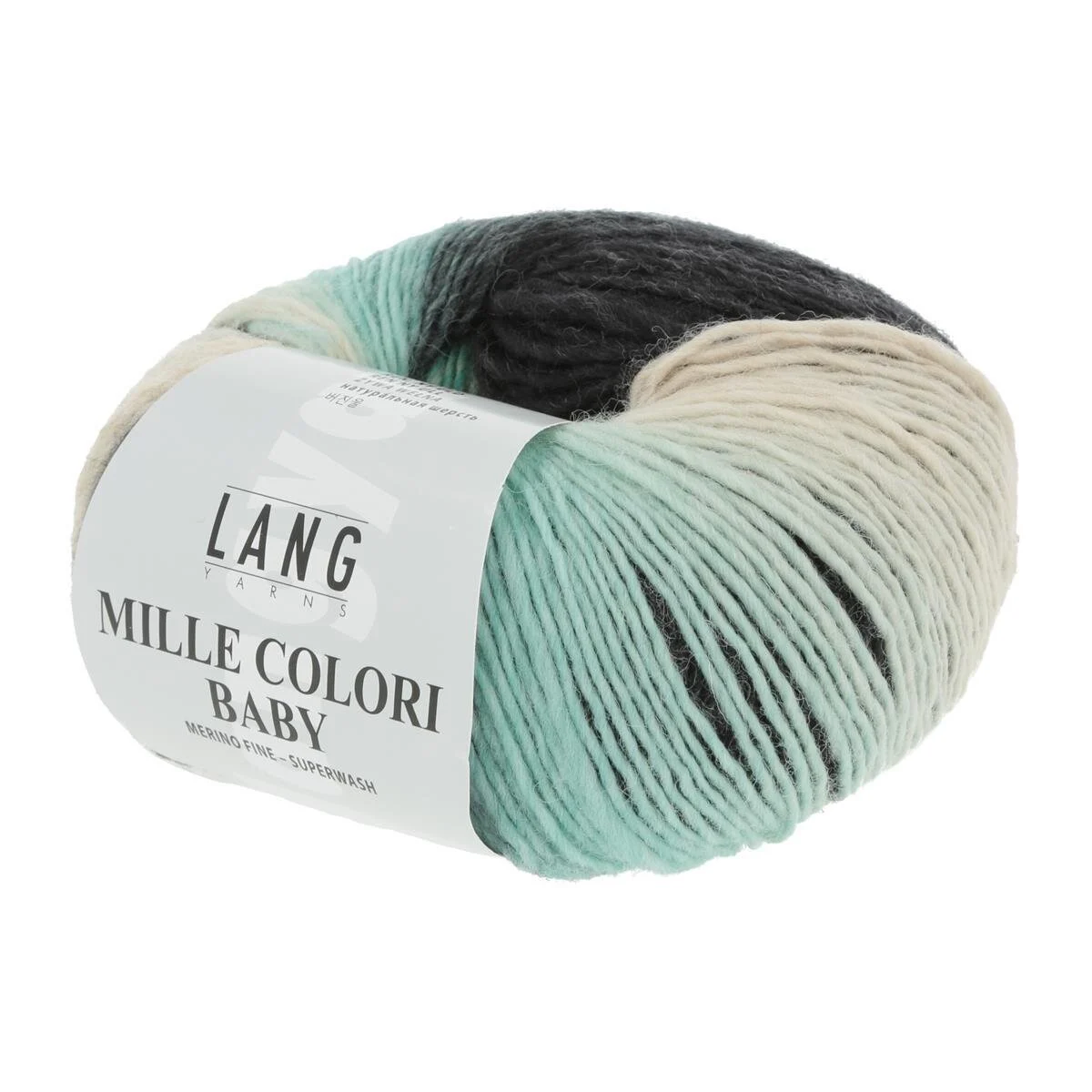 Lang Yarns - Mille Colori Baby 0200 bunt braun grün violett