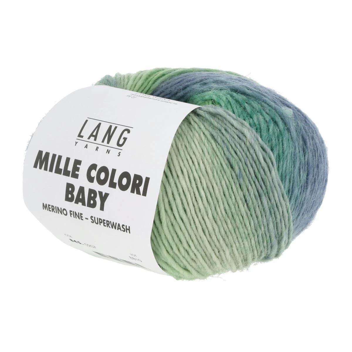 Lang Yarns - Mille Colori Baby 0207 bunt grün blau