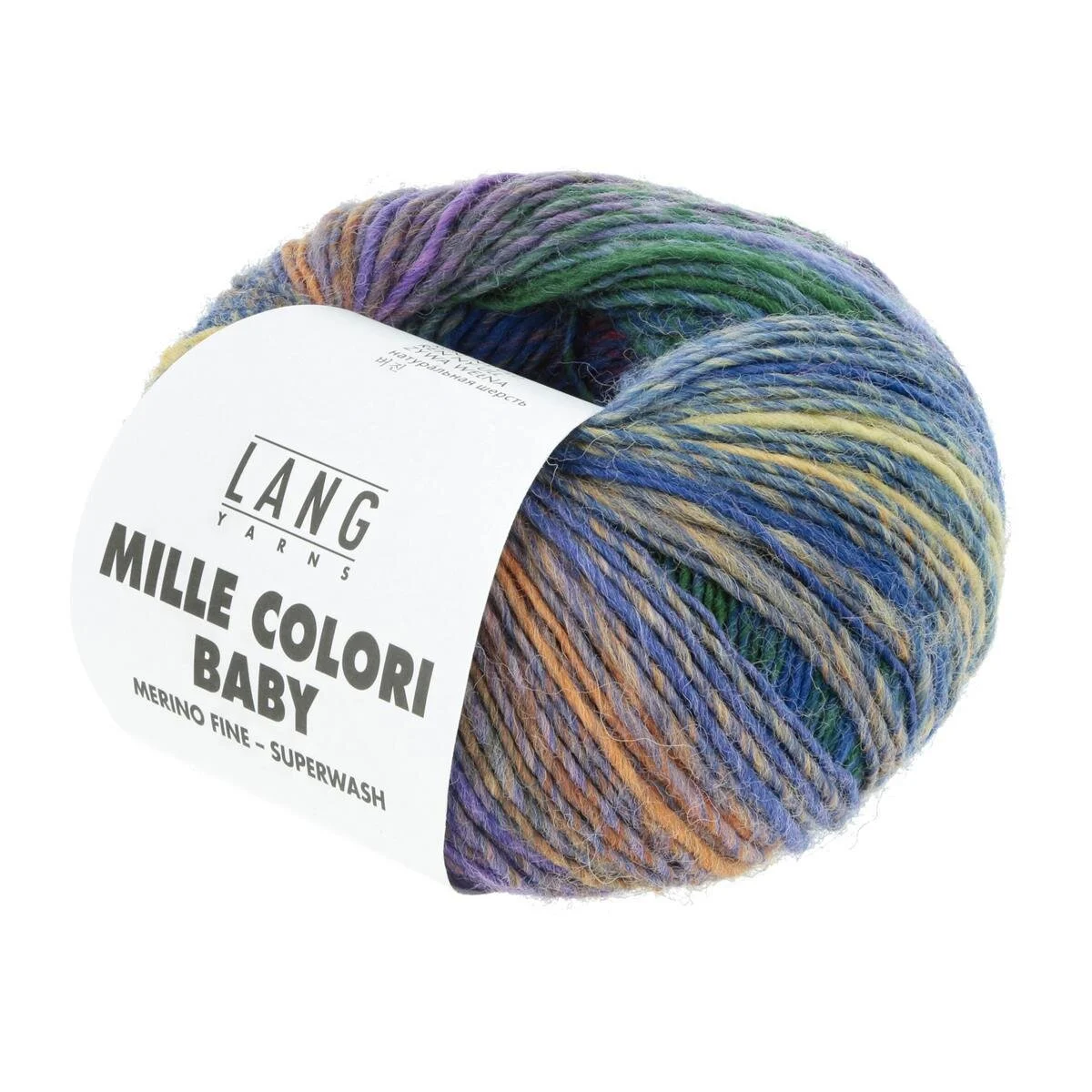 Lang Yarns - Mille Colori Baby 0213 pink blau grün