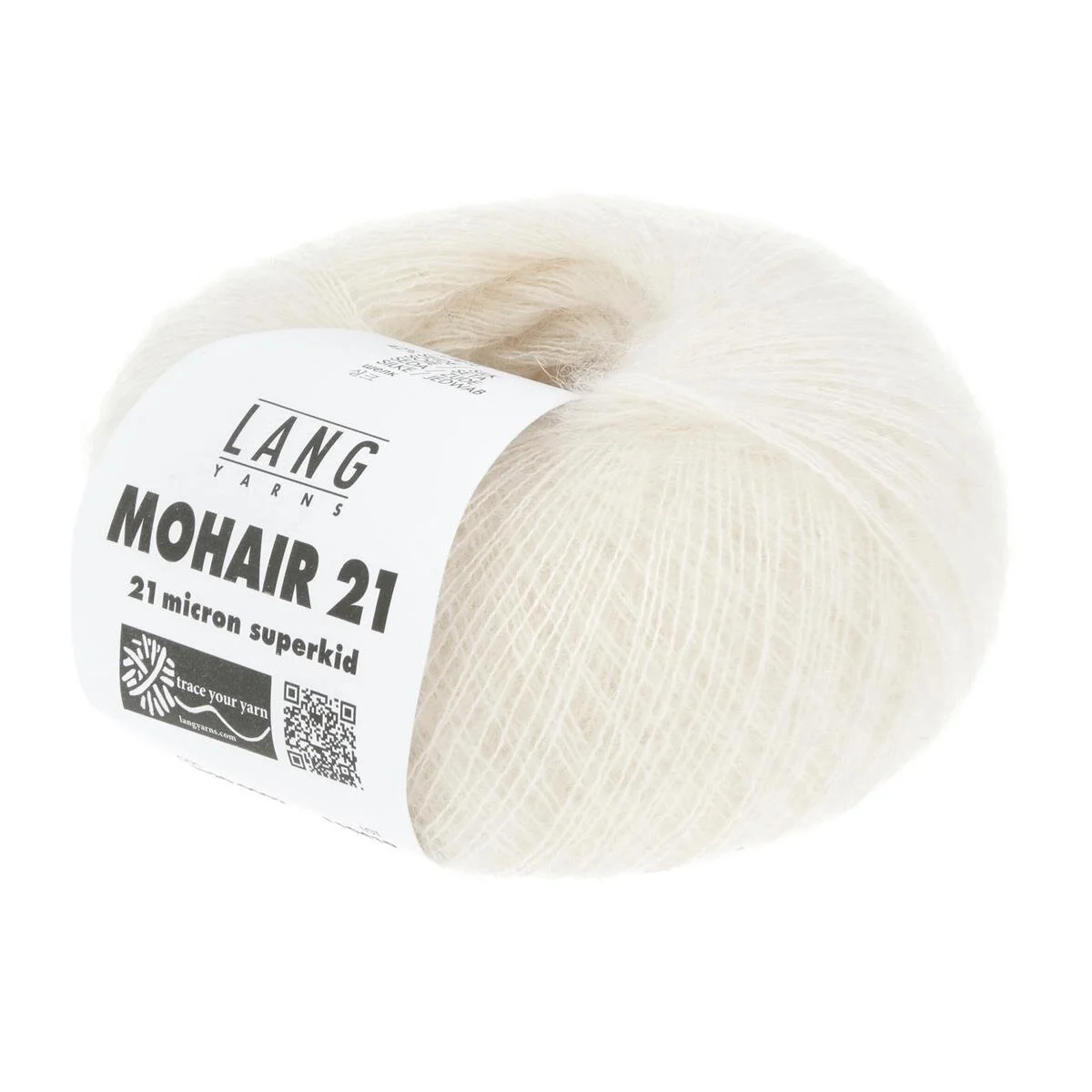 Lang Yarns - Mohair 21 0002 ecru