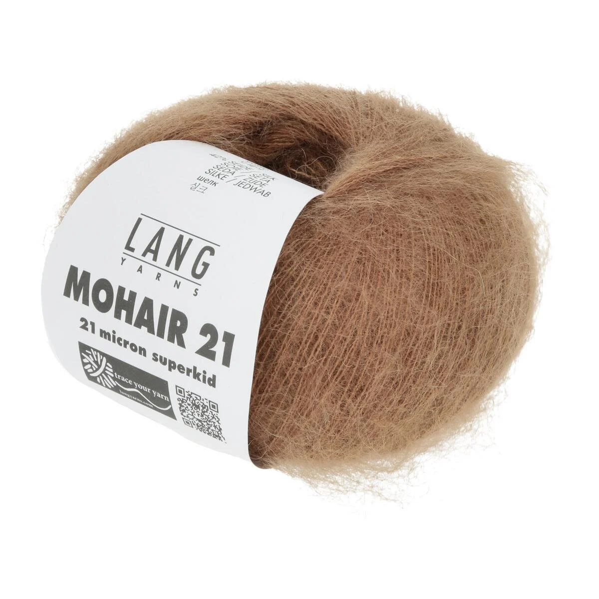 Lang Yarns - Mohair 21 0015 nougat dunkel