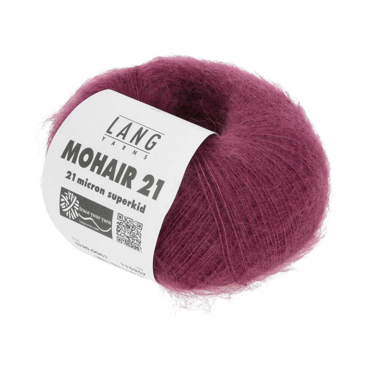 Lang Yarns - Mohair 21 0061 burgund
