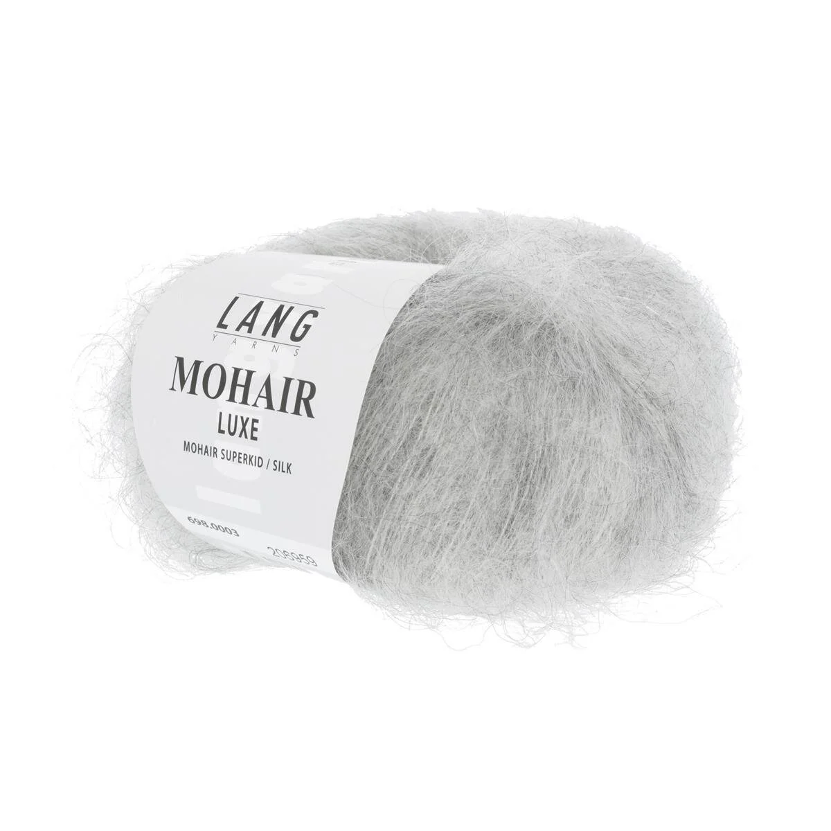 Lang Yarns - Mohair Luxe 0003 hellgrau melange