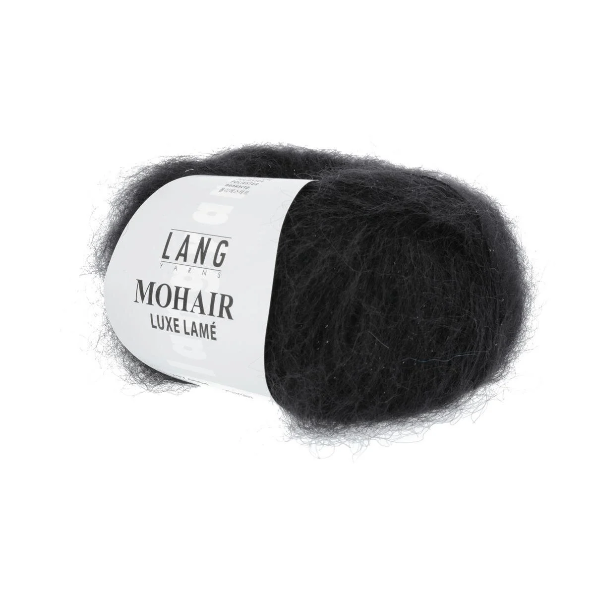 Lang Yarns - Mohair Luxe Lame 0004 silber - schwarz